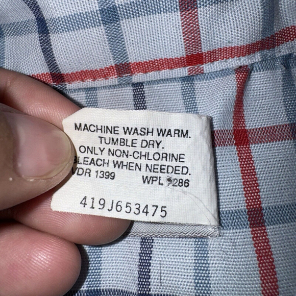 Vintage 90s Big Mac Flannel Shirt Long Sleeve Plaid Medium USA Made Outdoors - Picture 4 of 8